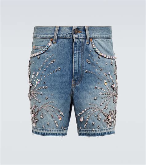 gucci shorts cheap|gucci denim shorts.